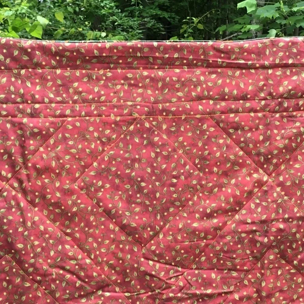NWT Hand Crafted Aboriginal Prints Quilt Yellow